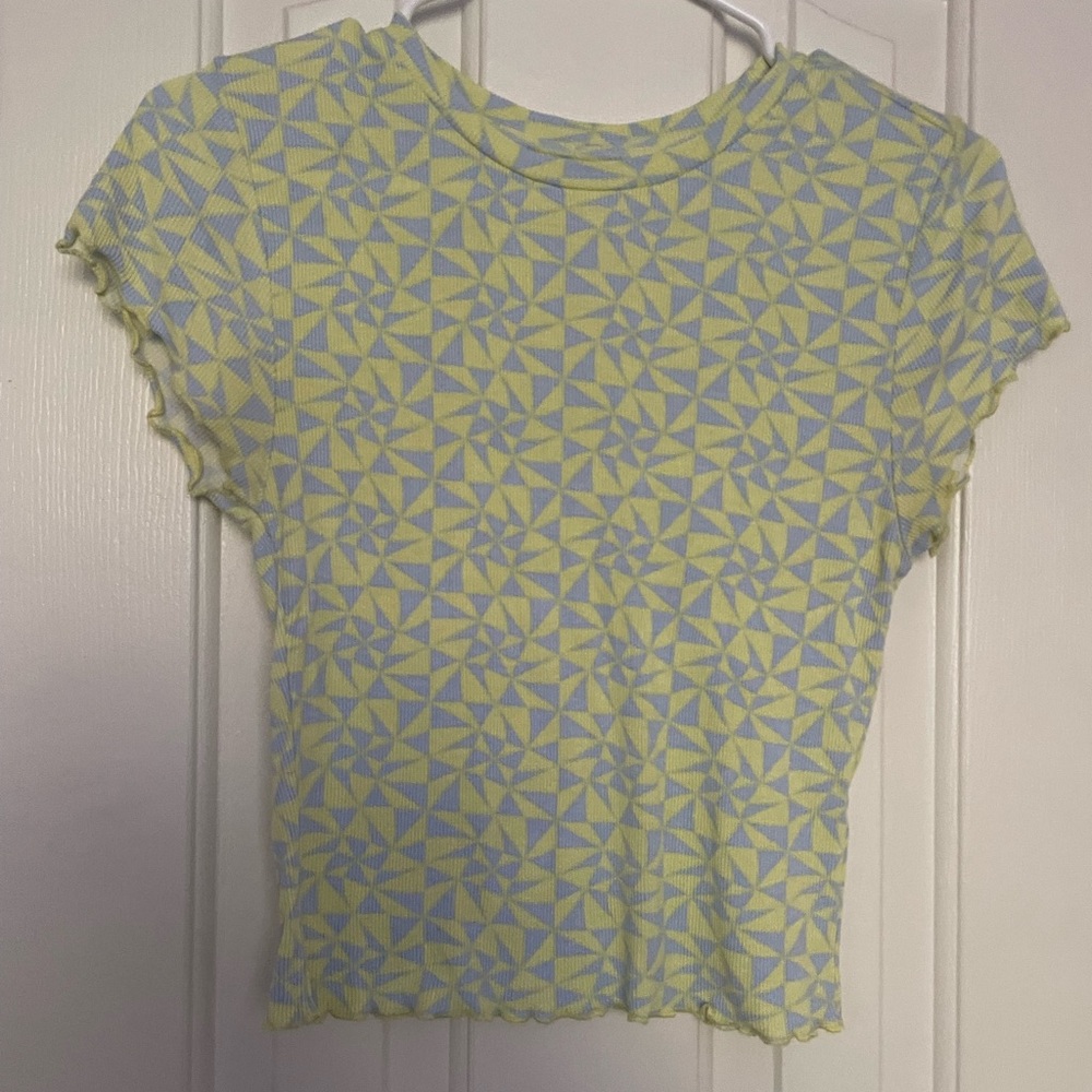 RVCA Lettuce-Hem Ribbed Tee